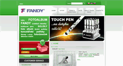 Desktop Screenshot of fandy.cz