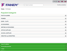 Tablet Screenshot of fandy.cz